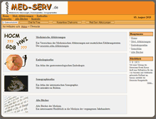 Tablet Screenshot of med-serv.de